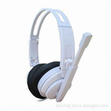 Hi-Fi Stereo and Colorful Computer Headphones with Microphone